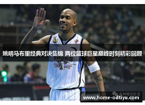 姚明马布里经典对决集锦 两位篮球巨星巅峰时刻精彩回顾