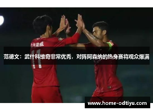 范德文：武什科维奇非常优秀，对阵阿森纳的热身赛将观众爆满